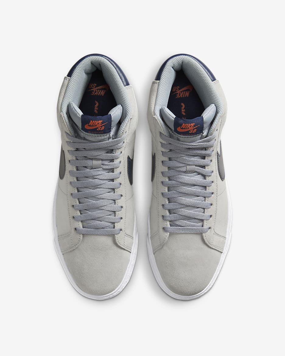 Nike sb blazer hombre plata on sale